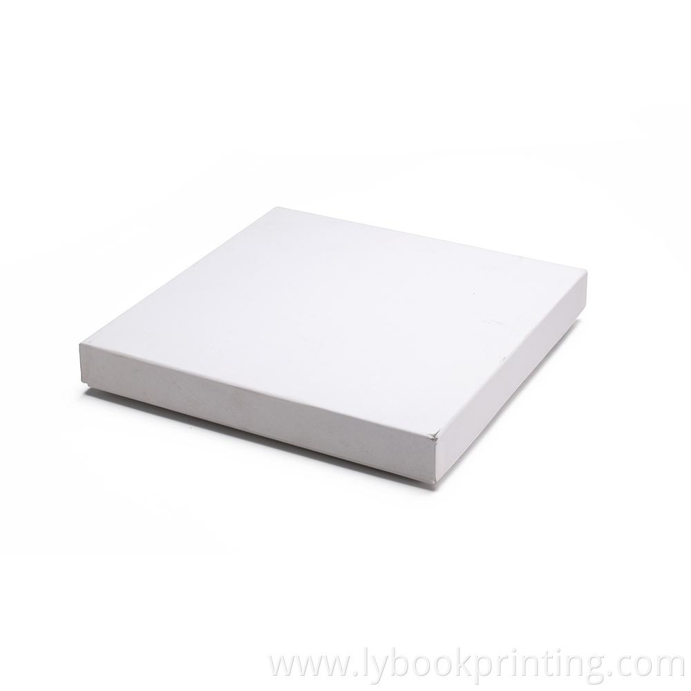 Custom mailing printed shipping boxes simple print white paper lid and base box